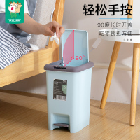 垃圾桶家用带盖厕所卫生间厨房客厅有盖大号分类脚踩脚踏式拉圾筒