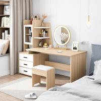 梳妆台书桌收纳柜一体卧室现代简约小户型网红创意多功能化妆桌子