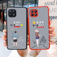 适用opporeno4se手机壳网红个性文字reno4se磨砂防摔全包镜头5g版时尚女款潮流男款硅胶肤感撞色新款保护套潮