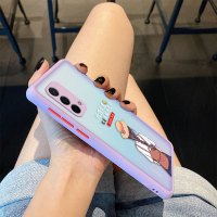 a93手机壳硅胶a93撞色外壳女款男肤感保护套5g镜头全包防摔卡通网红ins文字个性创意磨砂新品潮高档