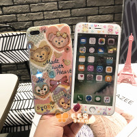 适用11/7/8plus达菲史黛拉钢化膜iphonexs max手机壳12膜加壳