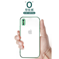 xr手机壳硅胶软壳iphonex手机套直边镜头全包防摔11手机壳iphonexsmax方形透明xs潮xr高档女款保护套