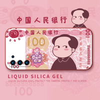 卡通人民币reno5手机壳新款reno6pro保护套硅胶por全包5k防摔5g女款男opop创意网红0ppo潮k可爱