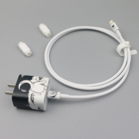 iphone11pro/12数据线保护套平板快充线保护绳充电器贴纸|太空人(白)