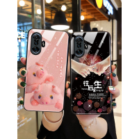 红米k40游戏增强版手机壳玻璃k40gaming保护硅胶套k4o游戏版全包防摔可爱猪软壳redmi男hm外壳女个性创意