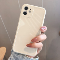 米白色相框光面直边10pro手机壳11/10tpro全包防摔note9k30男女款pocom3保护套红米k30s软壳