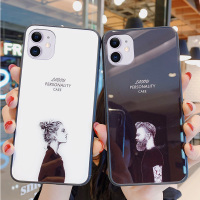 欧美风情侣iphone11手机壳11promax保护套xs max钢化玻璃镜面xr全包防摔xsx潮11max个性xma