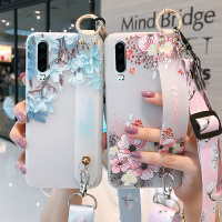 p30手机壳p30pro背带斜跨pcu-al00浮雕腕带vog-al00透明女款p30pro中国风p30p0r软胶hw个