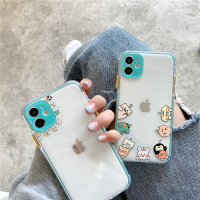可爱卡通适用12pro/max11手机壳x/xr/xs/iphone11男7plus女款8plus摄像镜头全包防摔12m