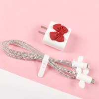 iphone12promini11promaxipad818/20w充电器贴纸数据线|18/20红蝴蝶(亮银白翅膀)