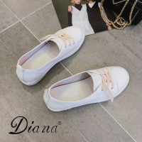 黛安娜(Diana)2020年新款韩系学院风系青春时尚带低帮小白鞋202001005