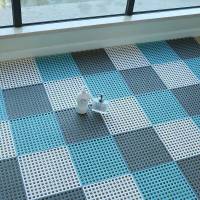 浴室防滑垫卫生间拼接垫厨房洗手间防摔洗澡隔水可裁剪软装脚地垫