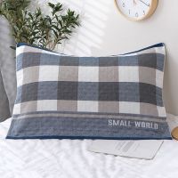 [一对枕巾]纱布枕巾高档欧式成人加厚固定特价清仓纯棉纱布枕巾