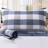 棉加大布艺情侣婚庆成人四季通用枕巾一对价格尺寸52-78cm