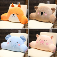 办公室小象座椅靠枕腰靠腰垫汽车靠垫椅子靠背垫护腰沙发孕妇抱枕