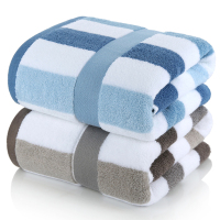 纯棉浴巾男女情侣款一对家用吸水速干不掉毛柔软全棉裹巾ins 风