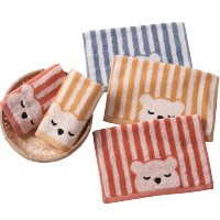 a类纯棉小毛巾 儿童洗脸家用小面巾 全棉卡通柔软吸水