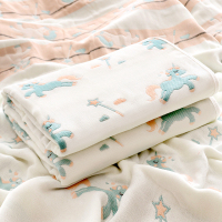 新生婴儿浴巾纯棉纱布柔吸水洗澡包被初生宝宝纱巾儿童毛巾被子