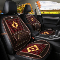 木珠腰靠座垫汽车竹片坐垫办公家用座垫夏季通风凉垫座垫套