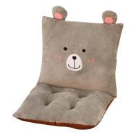 小熊连体坐垫靠垫一体办公室椅垫宿舍学生椅子防滑男女电脑椅垫子