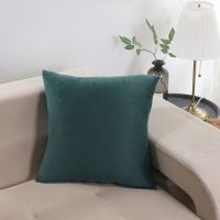 北欧天鹅绒抱枕靠垫纯色靠枕办公室护腰靠垫客厅沙发抱枕套不含芯