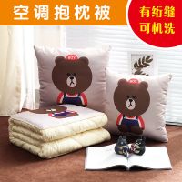 抱枕被子两用来图定做照片折叠春秋被汽车可爱靠垫定制卡通多功能