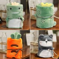 可爱卡通动物毛毯子办公室午睡空调毯绒床单地上学生盖腿加厚