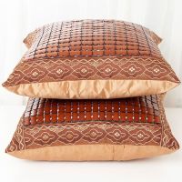 夏季枕套麻将凉席双人竹席凉枕成人儿童乳胶枕套花边枕一个装