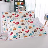 单人 纯棉老粗布枕巾一对加厚加大50*80 成人小孩枕头巾盖巾