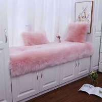 飘窗垫地毯床边卧室客厅可爱儿童房地毯茶几沙发垫仿羊毛定制