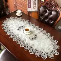 欧式茶几垫餐桌垫装饰布美式法式桌布餐桌布蕾丝花边角几床头柜巾