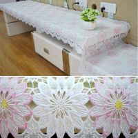 电视柜桌布桌旗pvc梳妆台布靠墙桌布盖布中式简约柜布电视前桌子