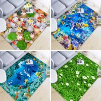 3d客厅地毯卧室满铺床边毯爬行垫茶几玄关进门入户门脚垫门垫