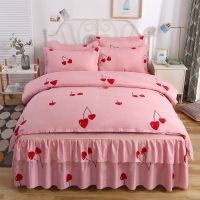 床裙床罩4件套卡通四春夏儿童学生宿舍1.2/1.5/1.8米2.0m床上用品