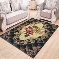 欧式地毯客厅茶几毯北欧沙发家用大厅卧室床边毯可机洗满铺长方形