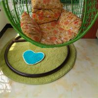 单人双人圆形吊篮地毯垫 床边圆形地毯 电脑桌椅垫 瑜伽垫