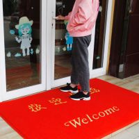 欢迎光临大门垫防滑垫地毯浴室厕所垫出入平安吸水垫坐垫