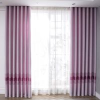 现代窗帘遮光布窗帘成品客厅卧室阳台加厚窗帘
