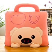 手提卡通抱枕被子两用法兰绒午睡毯子汽车办公室多功能空调被靠垫