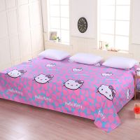 玫粉小猫头 4米*2.3米炕单|农村大炕单3.5米4米老家土炕大床单子榻榻米床支持定做