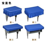 中小学生桌布桌罩课桌套40*60定制单人双人学校宝蓝色教室课桌套