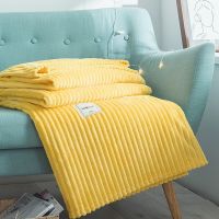 夏季牛奶绒毯子单人空调毯夏天午睡薄款毛巾儿童法兰绒毛毯子V8