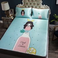 三件套0.9m1.8m2米床折叠卡通学生宿舍单双人席子