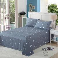 棉 全棉斜纹床单单件 双人床纯棉被单卡通宿舍1.5m 1.8米D2
