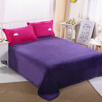 特价法兰绒毛毯纯色绒毯学生毯子盖毯办公室毯子冬季绒床单