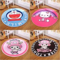 卡通圆形地毯隔音防滑儿童卧室衣帽间吊篮藤椅电脑椅