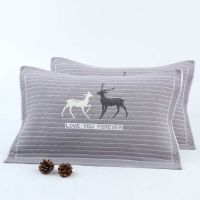 档枕巾加厚一对装纯棉吸水柔软一对装52/78厘米枕头巾