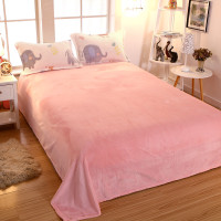 特价法兰绒毛毯纯色绒毯学生毯子盖毯办公室毯子冬季绒床单