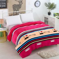 冬季绒被套法兰绒被套单件毛绒加绒加厚绒被套双面绒被罩双人