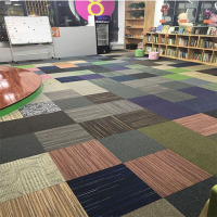 pvc拼接方块地毯宾馆客厅办公地毯块拼接50x50卧室台球厅地毯